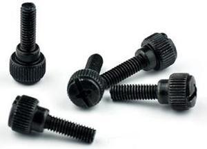 10PCS M4x12mm  Computer PC Thumb screw ,Metric Knurled Head Thumb Screw Zinc/Nickel Thread Carbon Steel