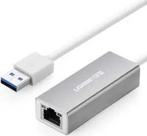 USB 3.0 to RJ45 Gigabit Ethernet Network Lan Adapter 10 100 1000Mbps Aluminum ,USB3.0 1000Mbps Gigabit Ethernet network adapter(Silver) 20258 USB 3.0 to RJ45 Gigabit Ethernet Network Lan Adapter 10 100 1000Mbps Aluminum ,USB3.0 1000Mbps Gigabit Ethernet network adapter(Silver) 20258