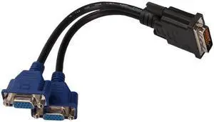 DVI to 2 VGA Y Splitter cable,DVI-I DVI 24+5 Male To 2 Dual VGA Female Monitor Video Y Splitter adapter Cable DVI to 2 VGA Y Splitter cable,DVI-I DVI 24+5 Male To 2 Dual VGA Female Monitor Video Y Splitter adapter Cable