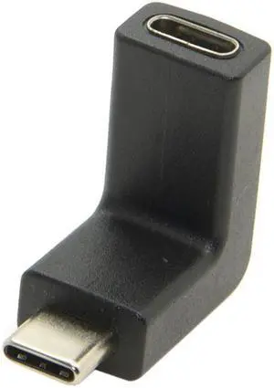 90 Degree USB-C USB 3.1 Type-C Male to Female Extension Adapter for Laptop & Tablet & Cell Phone