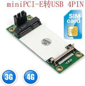 New Ver2.0 Mini PCI-E WWAN to USB 4-Pin Adapter with SIM CARD SLOT,,Mini Pci-e Mpci Express Wireless to USB Adapter Card with SIM Card Slot New Ver2.0 Mini PCI-E WWAN to USB 4-Pin Adapter with SIM CARD SLOT,,Mini Pci-e Mpci Express Wireless to USB Adapter Card with SIM Card Slot