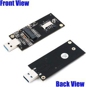 NGFF(M.2) Key B to USB 3.0 Adapter with SIM 6pin Slot for WWAN/LTE Module