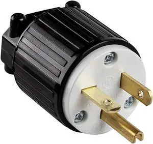 NEMA 6-20P Male Plug,Industrial Grade 20A 250V Straight Blade Plug, 60Hz, 2-Pole, 3-Wire, NEMA 6-20P Locking Plug,Generator Plug,Wiring Plug Straight Blade Cord Connector, UL Listed NEMA 6-20P Male Plug,Industrial Grade 20A 250V Straight Blade Plug, 60Hz, 2-Pole, 3-Wire, NEMA 6-20P Locking Plug,Generator Plug,Wiring Plug Straight Blade Cord Connector, UL Listed