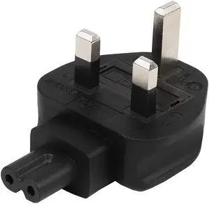 Tekit UK 3 Pole Male to IEC 320 C7 AC Power Adapter,UK to C7 PDU/UPS Server, UK Plug. Britain Converter (UK to C7) Tekit UK 3 Pole Male to IEC 320 C7 AC Power Adapter,UK to C7 PDU/UPS Server, UK Plug. Britain Converter (UK to C7)