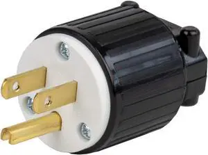 Tekit NEMA 5-15P Male Plug,Industrial Grade 15A 125V Straight Blade Plug, 60Hz, 2-Pole, 3-Wire, Grounding Connector Cord Outlet Replacement, UL Listed (5-15P) Tekit NEMA 5-15P Male Plug,Industrial Grade 15A 125V Straight Blade Plug, 60Hz, 2-Pole, 3-Wire, Grounding Connector Cord Outlet Replacement, UL Listed (5-15P)