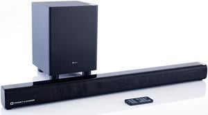 Thonet and Vander DUNN Sound Bar 2.1 with Wireless Subwoofer Bluetooth 250W Peak Power Speaker System for Home Theater