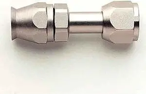 Aeroquip FCE1712 06AN A/C Straight Female O-Ring Pilot, Nickel Plated Steel
