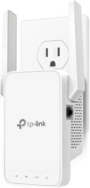 TP-Link AC1200 WiFi Extender (RE315), Covers Up to 1500 Sq.ft and 25 Devices, 1200Mbps Dual Band WiFi Booster with External Antennas, WiFi Repeater, Supports OneMesh