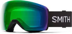 SMITH Skyline XL Anti-Fog Snow Goggles, Black/ChromaPop Everyday Green Mirror