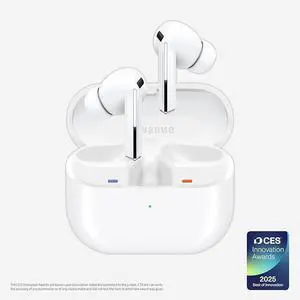 Samsung Galaxy Buds 3 Pro Wireless Bluetooth Earbuds, Noise Cancelling, White
