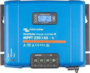 Victron Energy SmartSolar MPPT Solar Charge Controller w/ LCD Display, 250 Volts