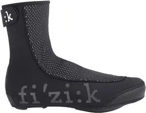 Fizik Unisex Adult Waterproof Overshoe Cycling Shoe Covers, M (40-43) - Black