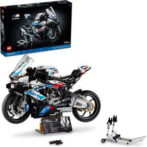 LEGO Technic BMW M 1000 RR 42130 Motorcycle Model Kit for Adults - Multicolor
