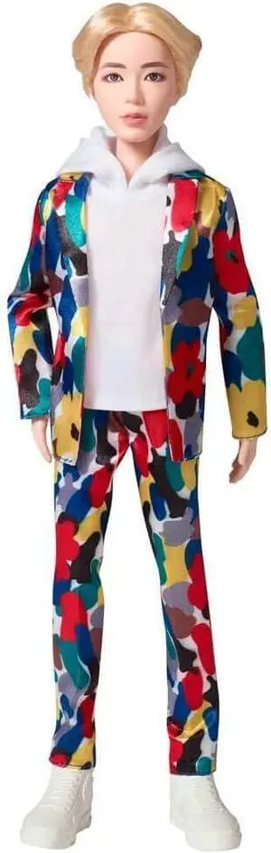 Mattel BTS 11-in Jin Fashion Doll Toy for 6 Up Age Boys and Girls - Multi Color