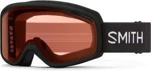 SMITH Vogue Performance Snow Goggles w/ Replaceable Lens for Skiing - Black Rc36