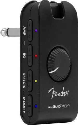 Fender 2311300000 5 Watts All-in-one Mustang Micro Headphone Amplifier - Black