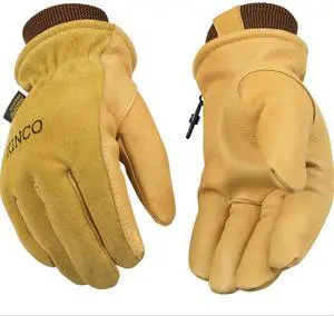 Kinco 94HK Lined Pigskin Leather Water Resistant Work Gloves - Large (Pack of 1)
