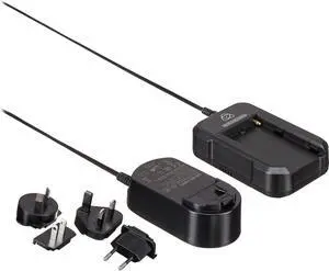 Atomos ATOMFCGRS2 2A Fast Battery Charger 2 w/ Locking Cable for L-Series