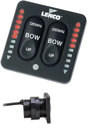 Lenco Marine LED Key Pad for 2016 or Newer Style 2 Pcs Control Boxes , 11x7x5"