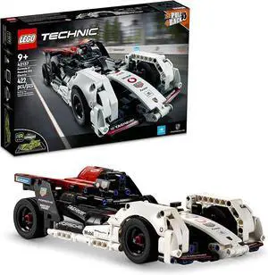 LEGO Technic Formula E Porsche 99X Electric Car 42137 PullBack Race Toy, 422 Pcs