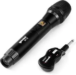 Gemini Sound GMU-M100 Pro Plug & Play Wireless Handheld Microphone - Black