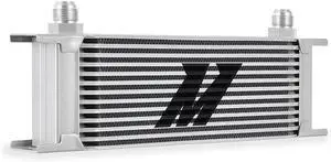 Mishimoto MMOC-13SL 13-Row Oil Cooler, Universal Engine Cooling - Silver