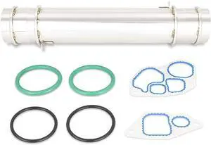 Mishimoto MMOC-F2D-94 Replacement Oil Cooler for 1994-2003 Ford 7.3 Powerstroke