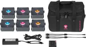 Ape Labs MINI-V2-2 Rectangular DJ LED Stage Light for Indoor/Outdoor, 15W - Gray