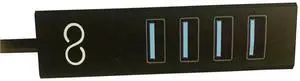Blucoil USB Hub with 4x USB Type A 3.0 Ports