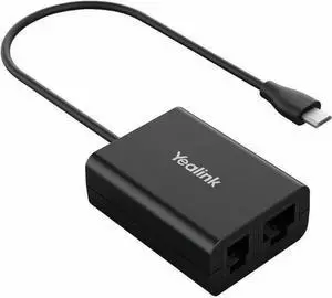 Yealink Network EHS61 Headset Adapter for Cell Phone, Headphones, PC & Telephone
