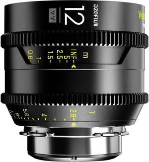 DZOFILM Vespid Prime 12mm T2.8 SLR Camera Lenses for PL Mount and Canon EF
