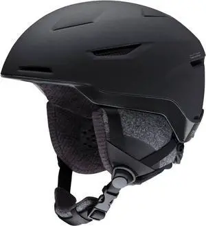 Smith Vida Snow Helmet w/ Bag, Ear Pads, 12 Vents - Matte Black Pearl '22, Large