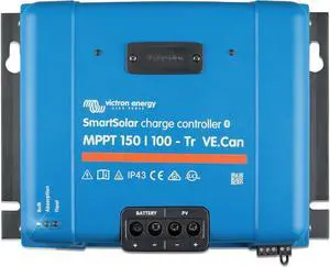 Victron Energy SmartSolar MPPT Tr VE. Can 150V 100 amp Solar Charge Controller