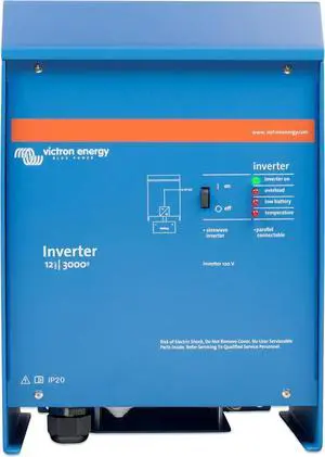 Victron Energy Pure Sine Wave Inverter For Electric Tools, 120volts - Blue