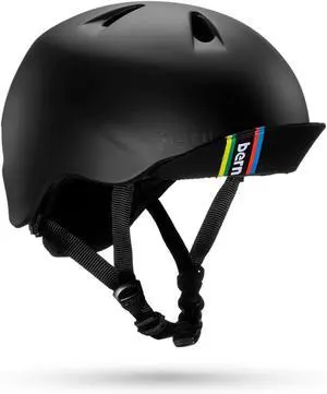 Bern Nino Lightweight Bike Helmet for Kids, Ages 3-12, Matte Black - Size S/M