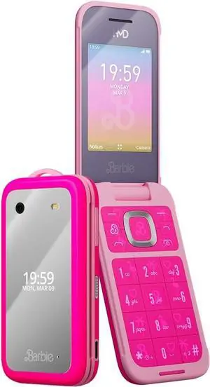 Barbie TA-1420 HMD Global Oy 2.8" Unlocked T-Mobile for Adult - Power Pink