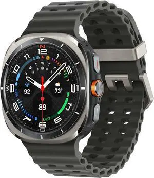 SAMSUNG SM-L705F Watch 7 Ultra LTE AI GPS Fitness Tracker, Titanium Silver/Black