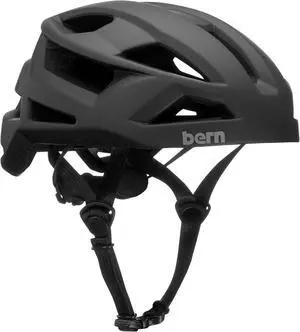 BERN FL-1 Libre Lightweight Cycling Helmet for Adult, Matte Black - Size Medium