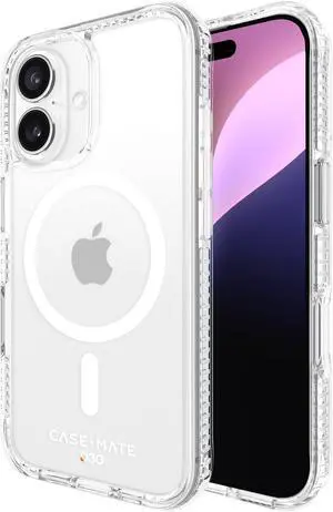 Case-Mate CM054370 MagSafe 6.7" Tough Shockproof Case for iPhone 16 Plus - Clear