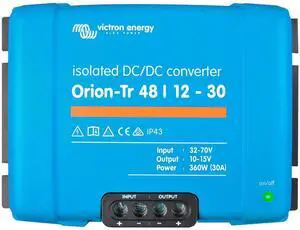 Victron Energy 48/12-Volt Orion-Tr DC to DC Converter for Dual Battery System