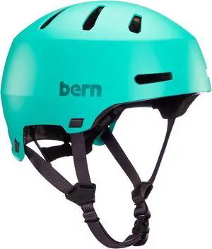 Bern Macon 2.0 Adult Multisport Skate Helmet for Bike, Matte Mint - Medium
