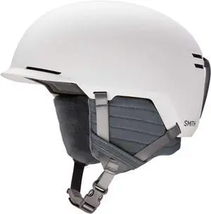 Smith Optics Scout Unisex Snow Helmet w/ Ventilation System - Matte White, Large