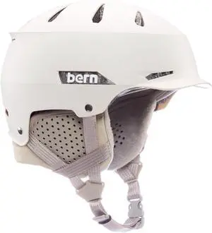 BERN Hendrix Adult Ski and Snowboard Helmet, Matte Vapor w/Gray Liner - Medium