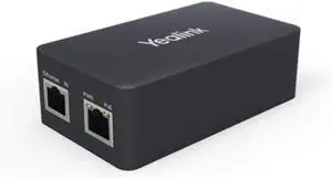 Yealink YLPOE30 PoE Injector for Yealink YLPOE32 YLPOE30 VoIP Phones - Black