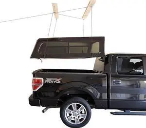 HARKEN Truck Cap Garage Hoist System 200lb Capacity  4-Point Lift, 10ft Ceiling