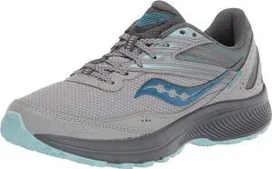 Saucony Women's Cohesion TR15 Running Shoe, Rubber Sole - Alloy/Topaz, Size 6