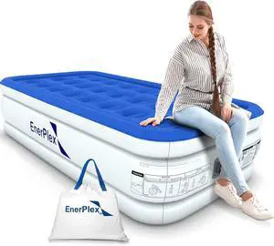EnerPlex 83231 16-Inch Double Air Mattress for Camping, Home & Travel - Twin