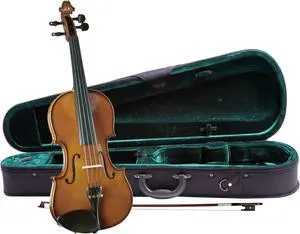 Cremona SV-100 Premier Manual Novice Violin, 4 Strings, Natural - Size 1/8