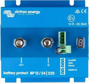 Victron Energy BPR000220400 12/24-V BatteryProtect Auto Disconnect Module - Blue