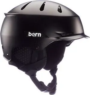 BERN Hendrix MIPS ABS Bicycle Helmet, Carbon Gloss Black w/Black Liner - Medium